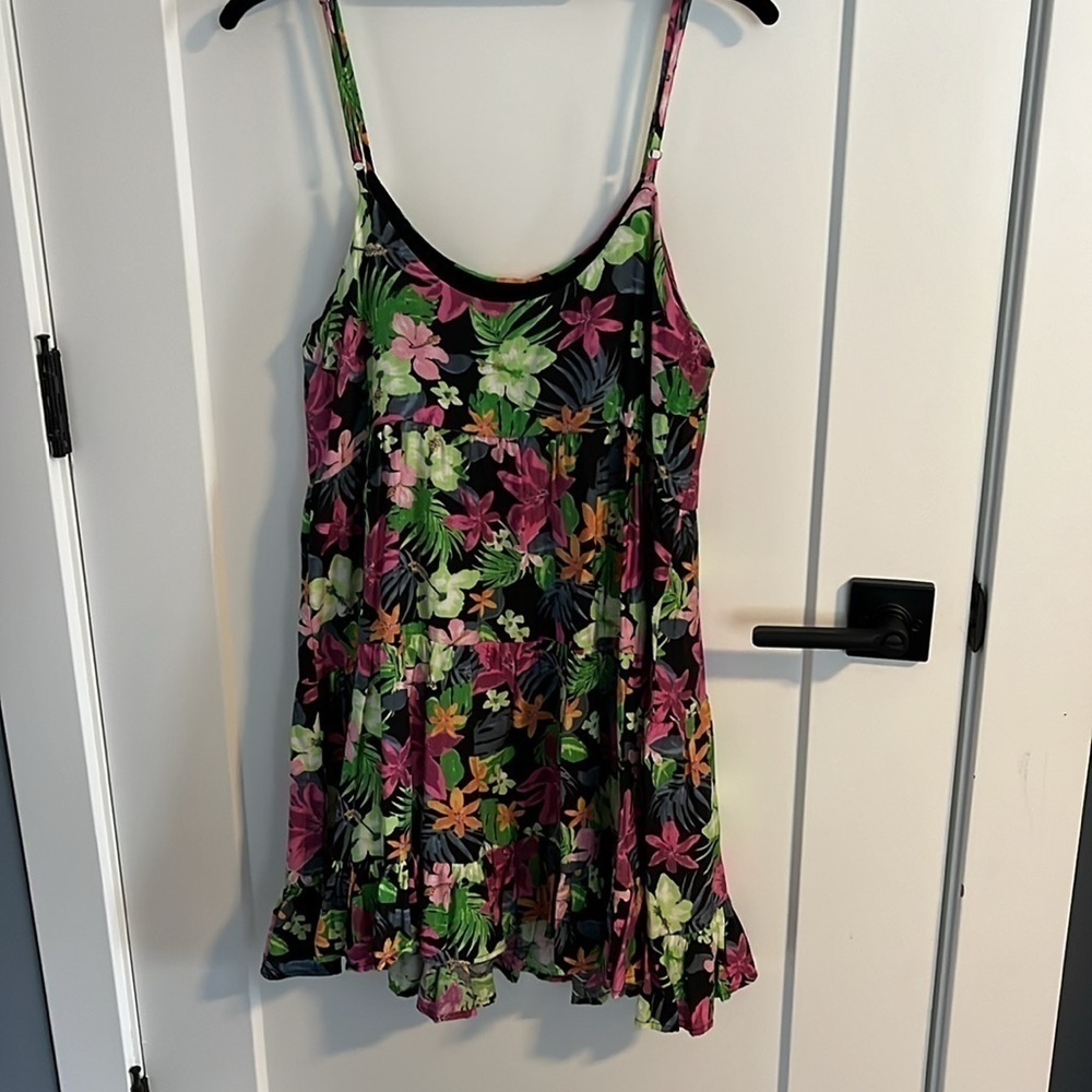 Lulus Tropical Tiered Ruffle Babydoll Mini - Picture 5 of 8